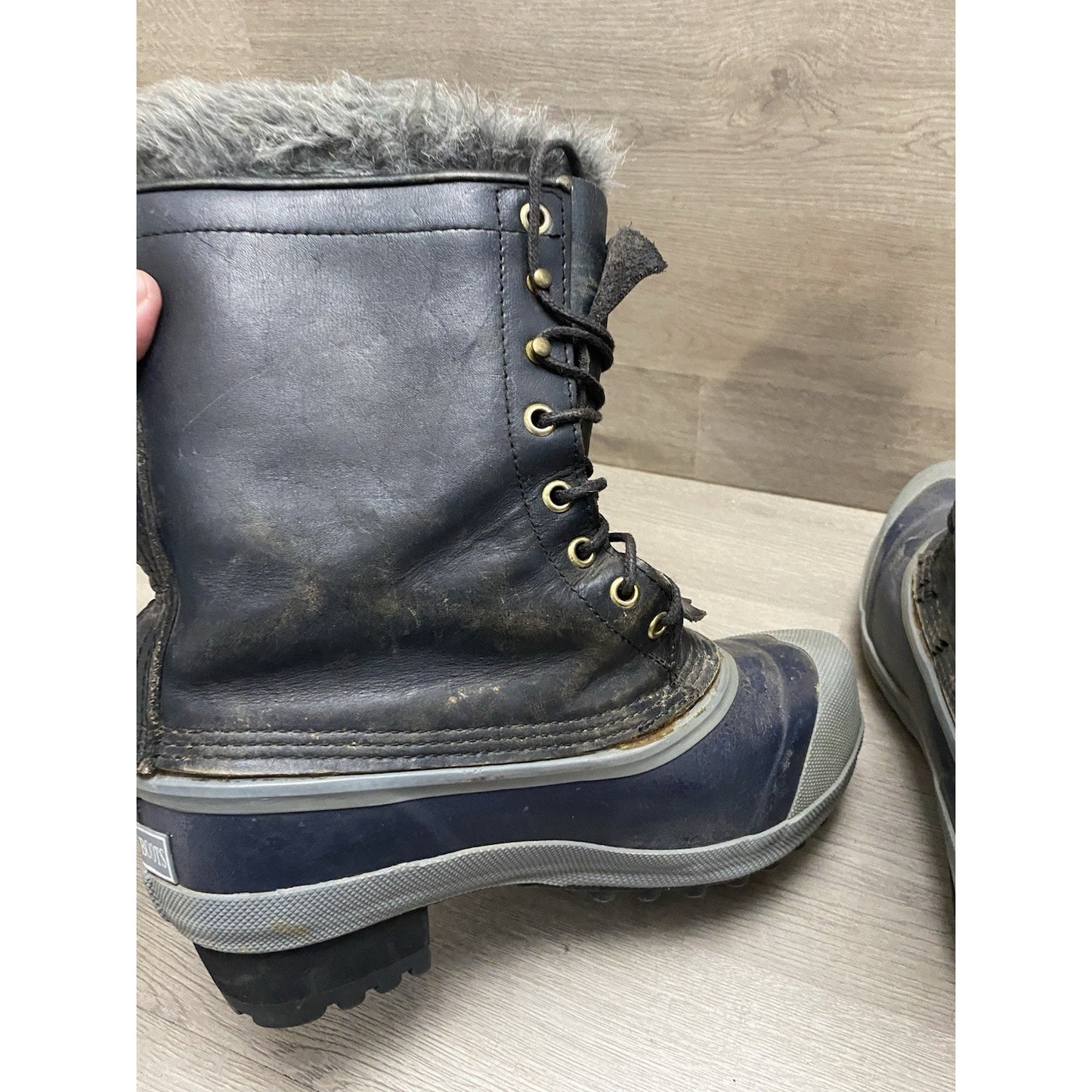 White’s Snow Cat Pac Boots Insulated Leather Rubber Mens 9 Arctic Expedition