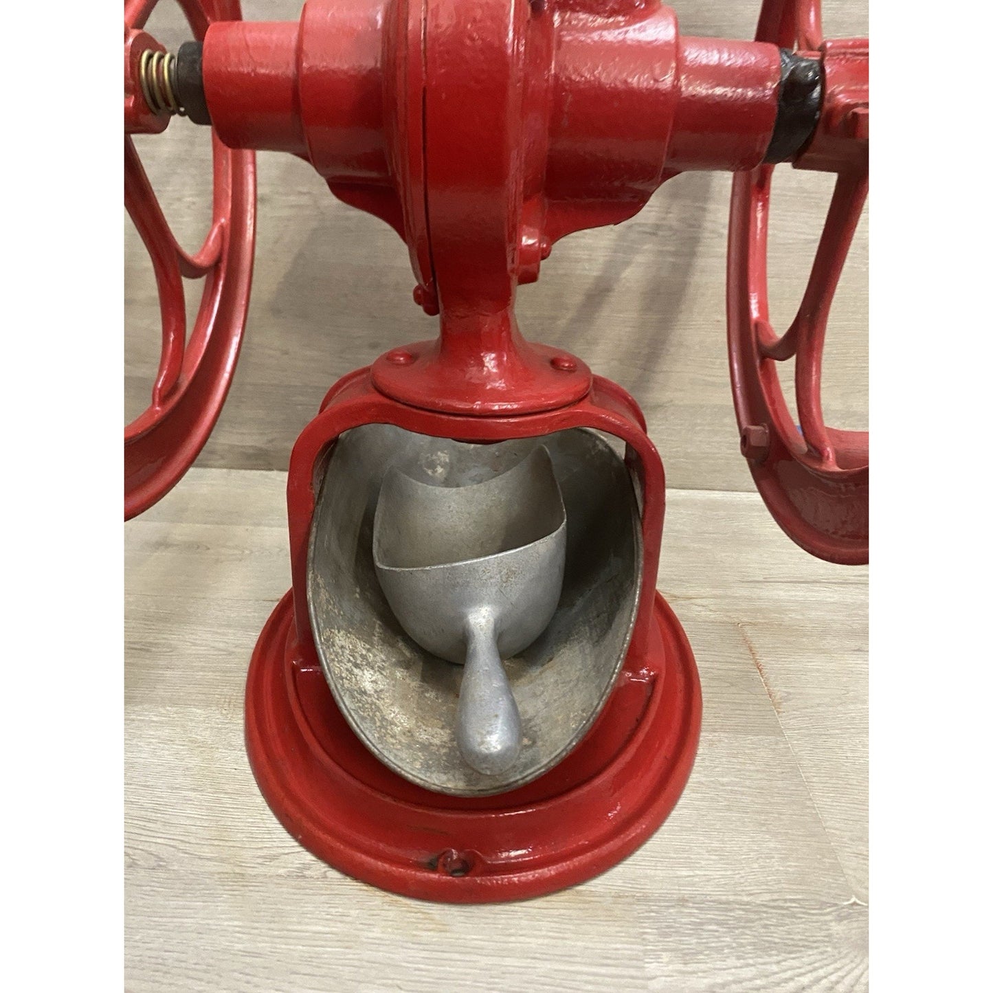 ANTIQUE FAIRBANKS MORSE & CO COFFEE GRINDER 1887 LARGE 27" TALL CAST IRON #7